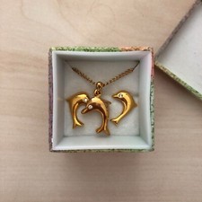 Parure collana e orecchini con