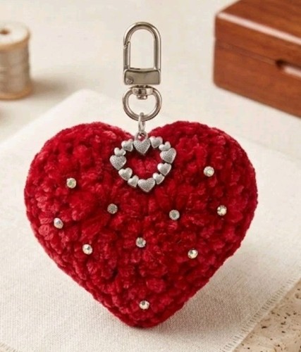 Portachiavi cuore rosso - cuore,