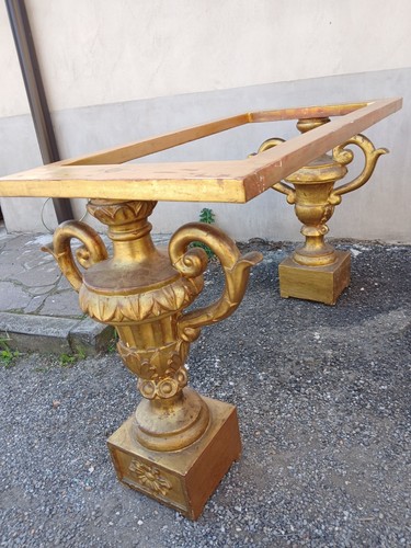Tavolino basso con anfore - basso,