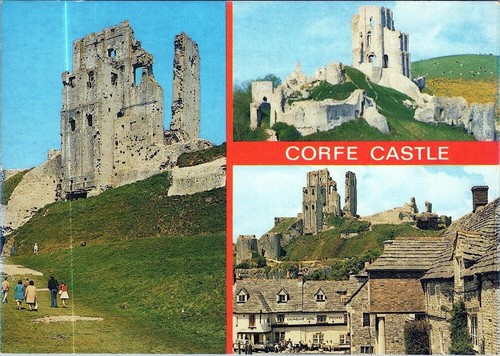 Postcard corfe castle - corfe,