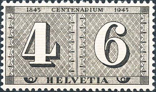 Svizzera 1943 centenario - svizzera, 1°