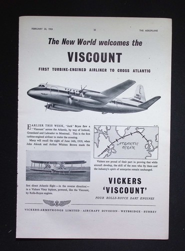 Original 1953 advert - original,