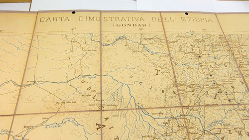 Gondar etiopia colonie mappa - colonie,