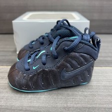 Stivaletto Nike Lil' Posite Pro CB Dark Obsidian Light Aqua Crib 643145-401 taglia 3C