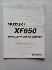 Suzuki XF 650 2000 AGGIORNAMENTO manuale officina ITALIANO originale