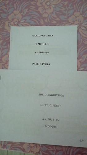 Sociolinguistica modulo e - sociolinguistica, 1