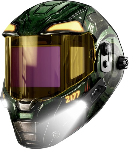 Casco per saldatura oscurante