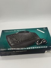 Logitech MX 5500 Revolution tastiera e mouse desktop senza fili COMPLETO di scatola