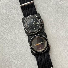 Orologio SEIKO Fieldmaster Contra 1984 Nero Vintage Giappone Graffi Presente Spazzatura