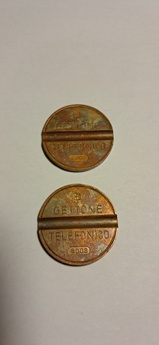 Gettone telefonico 8001 8003 - e,