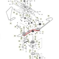 Cinghia trapezoidale 589973901 / 586881201 per Husqvarna Rider RC 318T, RC 320Ts AWD