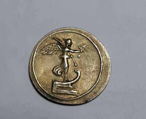 Denario romano riproduzione - denario,