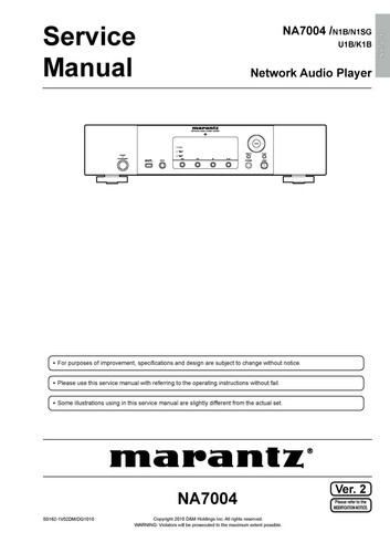 Manuale servizio - manuale,