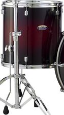 Pearl Decade Acero 18x16" Deep Red Burst Lacquer Floor Tom Drum con Gambe | Rivenditore