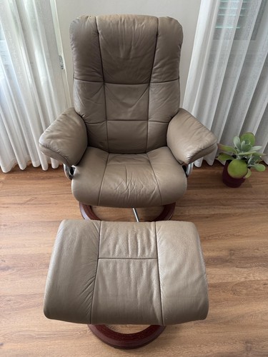 Poltrona con pouf stressless - poltrona,