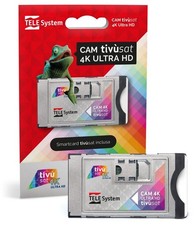 Telesystem CAM Tivusat 4K Ultra HD Smartcard Inclusa