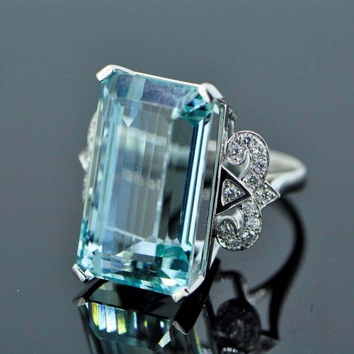 Anello donna acquamarina ct - donna, 2
