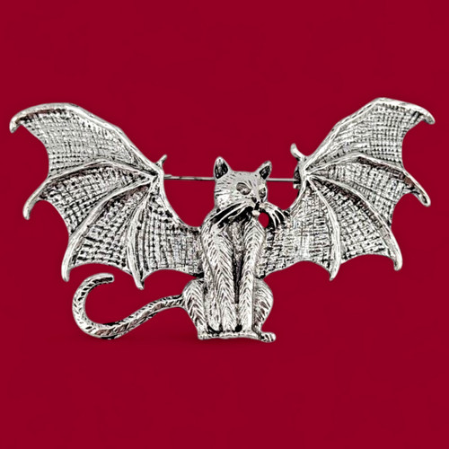 Spilla gattino demone grande - demone,