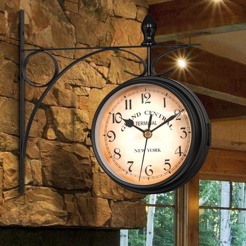 Orologio stazione due lati