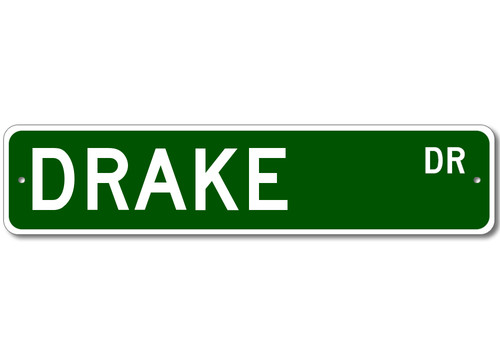 Cartello stradale drake drive - stradale,