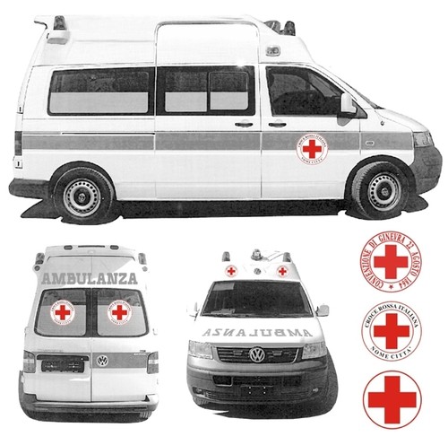 Adesivi per ambulanze kit - adesivi,