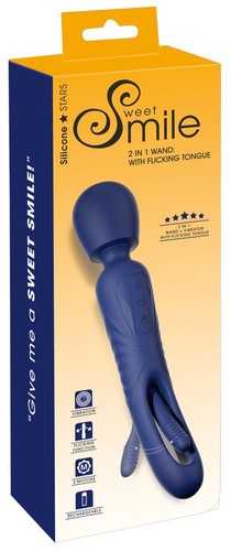 2in1 blue silicone snap - blue, tongue