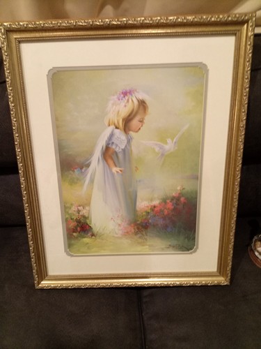 Quadro angelo bambina