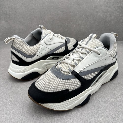 Dior b22 sneaker bianco nero - b22,