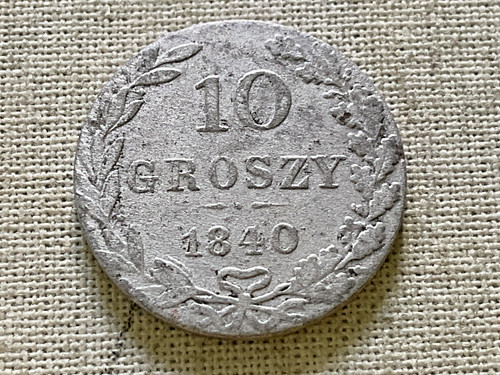 Moneta polonia russa 10 - moneta,