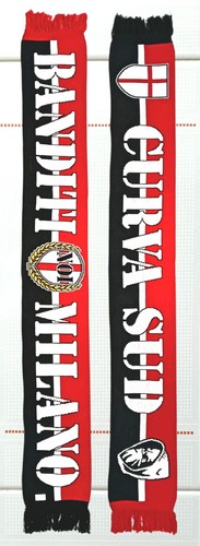 Sciarpa ultras milan originale - sciarpa,