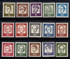 Berlino 1961 Mi. 199-213 Nuovo ** 100% personaggi celebri