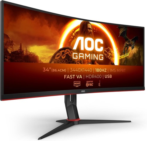 Aoc cu34g2xpd pollici - cu34g2xpd/bk,