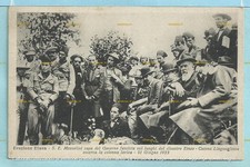cartolina con Mussolini e