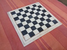 Scacchiera antica marmo nero bianco fatta a mano India vintage India Asia H