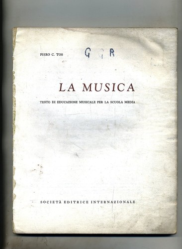 Piero tos la musica - c.,