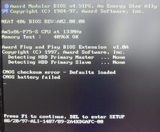 NEAT-406 rev. B1 e CPU 133 MHz e RAM testati