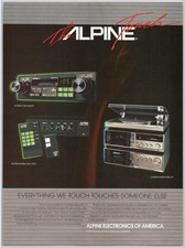 Pubblicità alpine car audio - pubblicità,