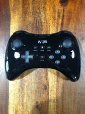 CONTROLLER PRO WII U wireless originale nero joypad funzionante
