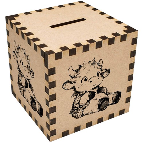Cute highland cow sitting - 'cute,