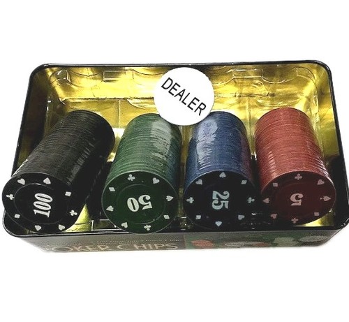 Set poker chips - set, hold'em