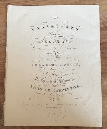 Carpentier jules variations - carpentier,