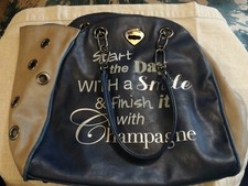 Borsa Donna LE PANDORINE  "Start The Day With A Smile & Finish It With Champagne