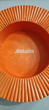 Alitalia Posacenere rara vintage arancione Tonda