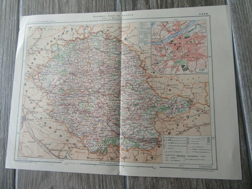Carte couleurs tarn - ,