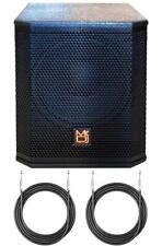 MR DJ PRO3500BT Subwoofer attivo professionale 12" 3500W con confezione da 2 uscite altoparlanti