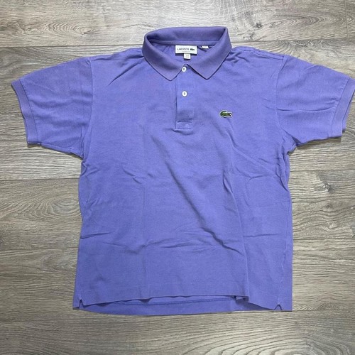 Polo viola lacoste classic fit - polo,