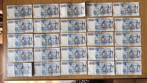 Lotto banconote lire 10000 - 50,