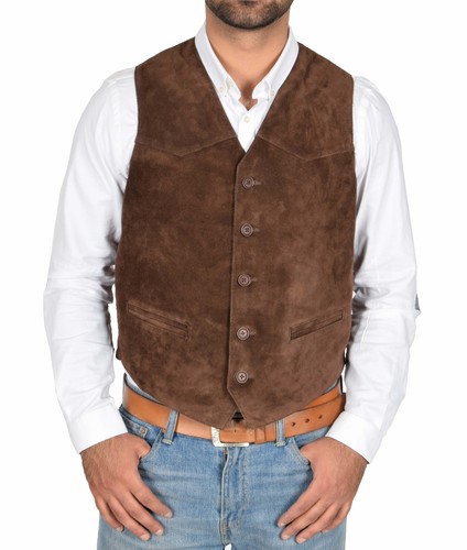 Gilet vera pelle - gilet, in
