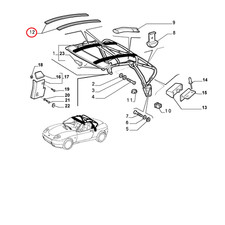 CINGHIA FISSAGGIO CAPOTE FIAT