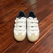 Sneakers basse Isabel Marant Beth bianche in pelle scamosciata bianco sporco US 11 EU 41